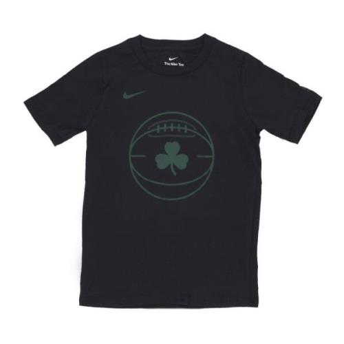 Boston Celtics Logo Tee Nike , Black , Heren