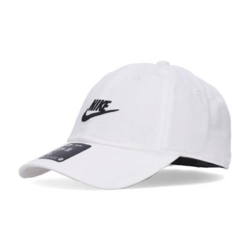 Gebogen Klep Club Futura Pet Nike , White , Heren