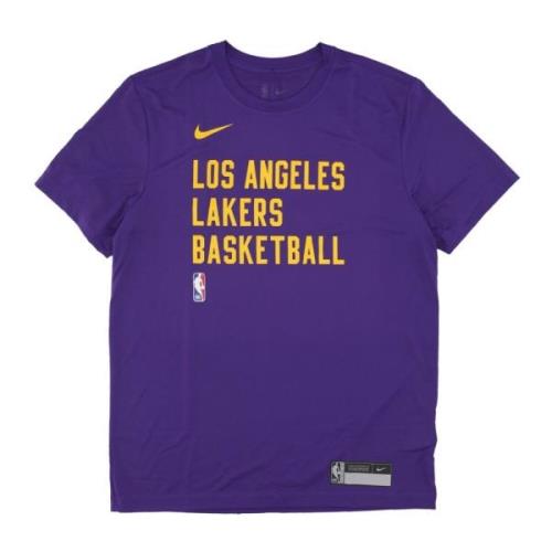 Los Angeles Lakers NBA Tee Nike , Purple , Heren