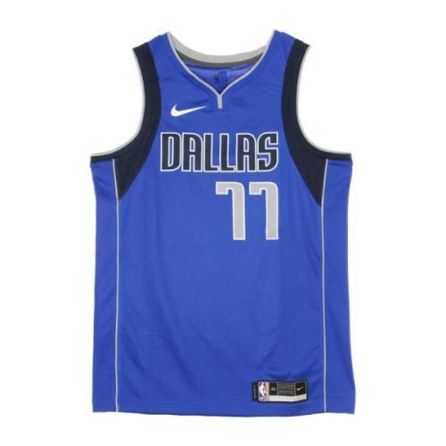 Luka Doncic Basketball Tank Top Icon Nike , Blue , Heren