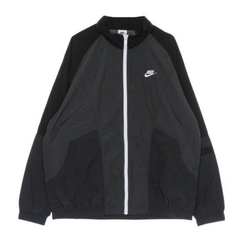 Trendy Trainingsjack Antraciet/Zwart/Wit Nike , Black , Heren