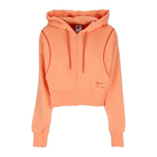 Air Fleece Zip Hoodie Orange Nike , Orange , Dames