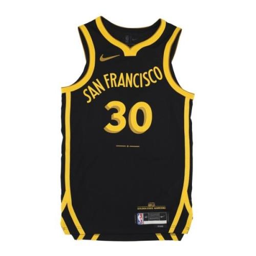 City Edition Swingman Jersey Stephen Curry Nike , Black , Heren