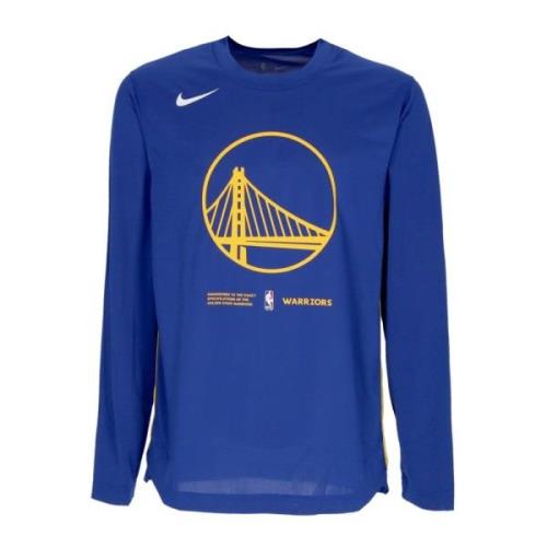 Golden State Warriors Longsleeve T-shirt Nike , Blue , Heren