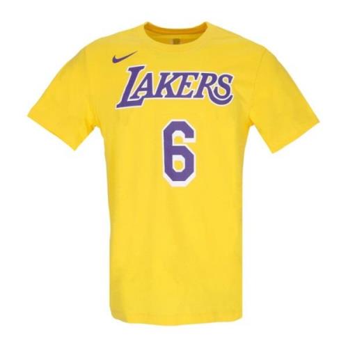 LeBron James Lakers T-shirt Nike , Yellow , Heren