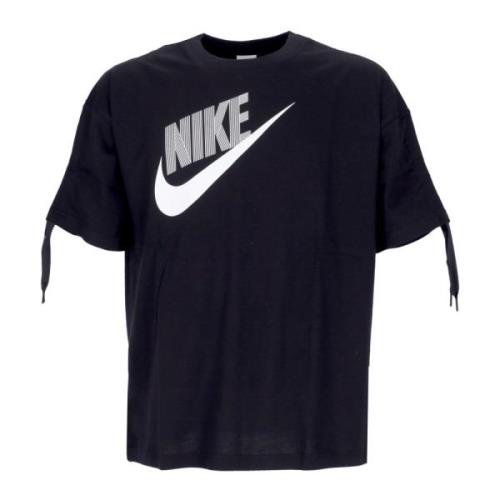 Zwarte Dans Top Crew-neck T-shirt Nike , Black , Heren