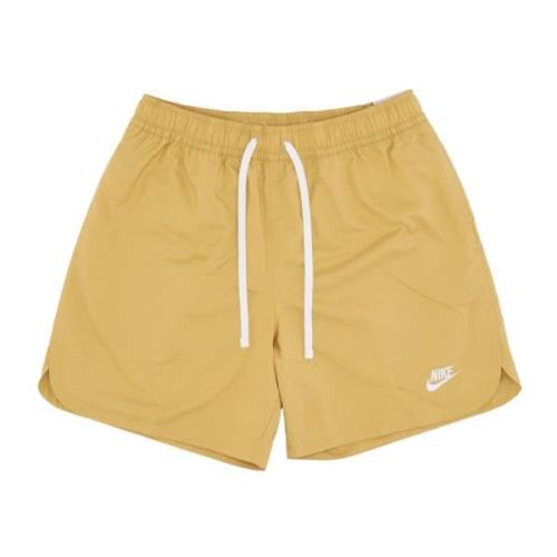 Geweven Gevoerde Zwemshorts Nike , Yellow , Heren