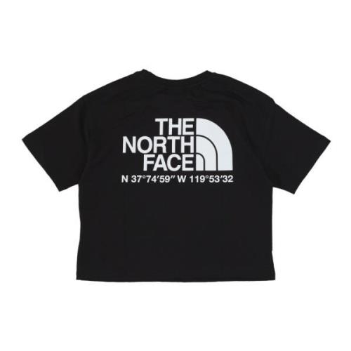 Zwart Coordinates Cropped Tee The North Face , Black , Dames