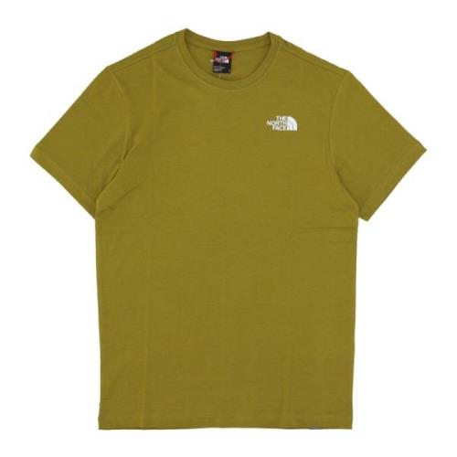 Rode Box Tee Zwavel Mos Heren T-shirt The North Face , Green , Heren