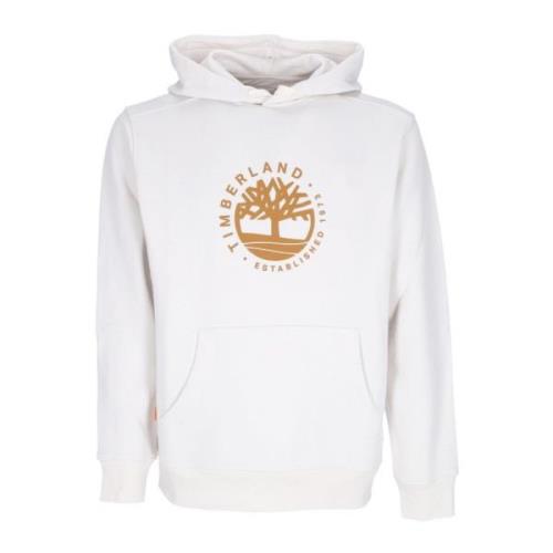 Vintage White Lichtgewicht Hoodie Timberland , White , Heren