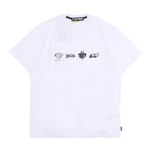 Klassieke Witte Heren Tee Iuter , White , Heren