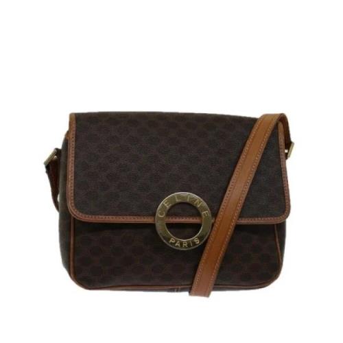 Pre-owned Canvas celine-bags Celine Vintage , Brown , Dames