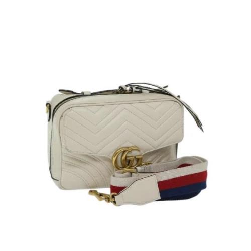 Pre-owned Crossbody Bag Gucci Vintage , White , Dames