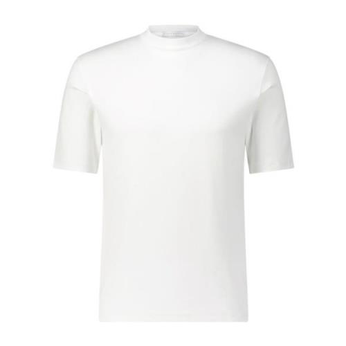 Stijlvol katoenen T-shirt Kiefermann , White , Heren