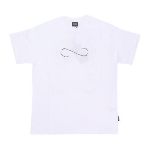 Snake Logo Witte Tee Korte Mouw Propaganda , White , Heren