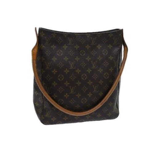 Pre-owned Canvas louis-vuitton-bags Louis Vuitton Vintage , Brown , Da...