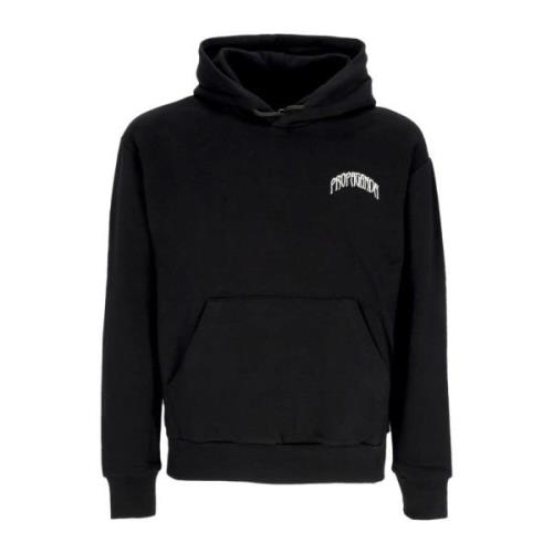 Zwarte Triangle Web Hoodie Propaganda , Black , Heren