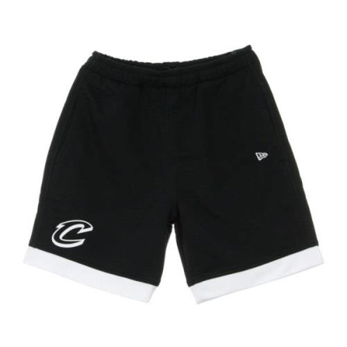 NBA Mesh Logo Shorts Zwart/Wit New Era , Black , Heren