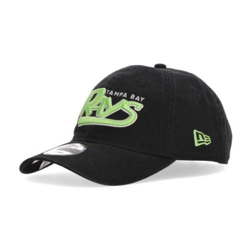 MLB Throwback Gebogen Klep Pet New Era , Black , Unisex