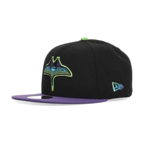 Tampa Bay Rays Platte Klep Pet New Era , Black , Unisex