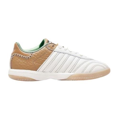 Gewatteerde Leren Sneakers Adidas , Brown , Heren