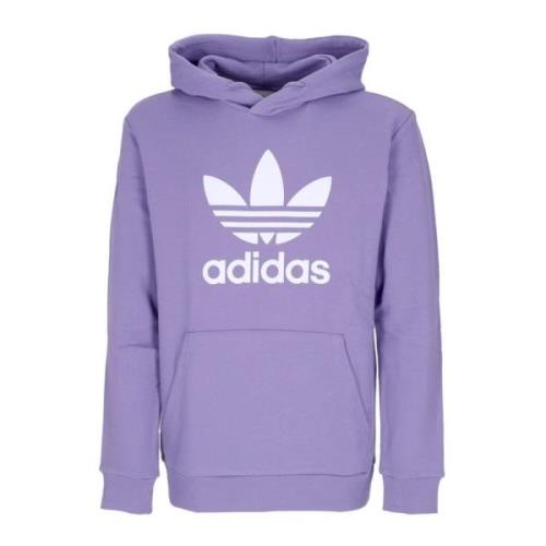 Klassieke Trefoil Hoodie Lichtgewicht Sweatshirt Adidas , Purple , Her...