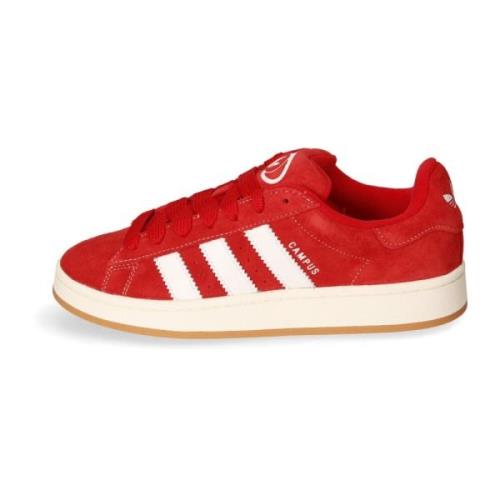 Campus Sneaker 00s Low-Cut Silhouette Adidas Originals , Red , Heren