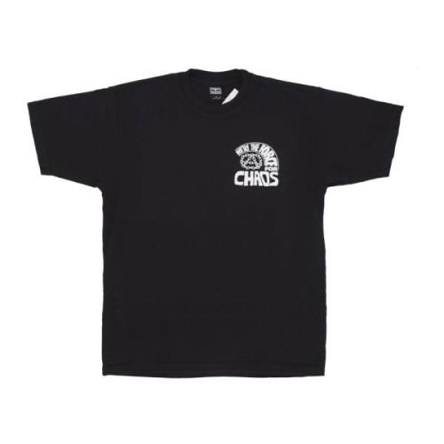 Vintage Black Peace Program Tee Obey , Black , Heren