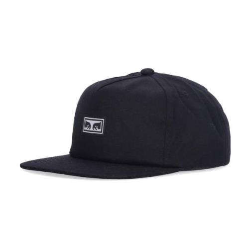 Icon Eyes Snapback Pet Zwart Obey , Black , Heren