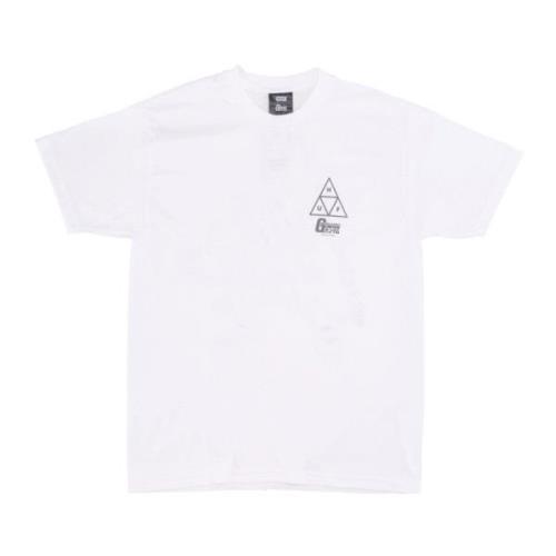 Gundam Triple Triangle White Tee HUF , White , Heren