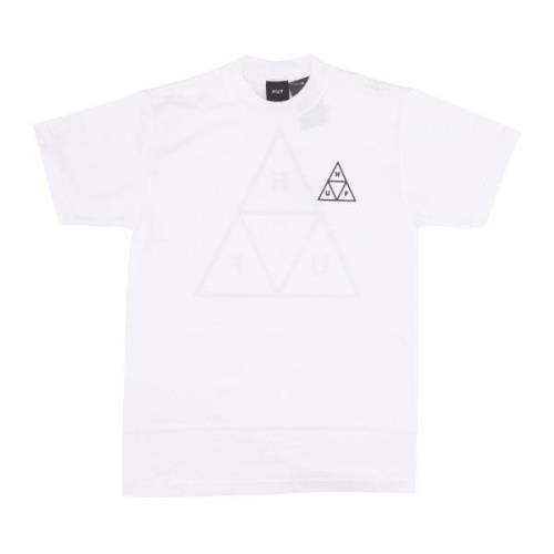 Triangle Tee Wit Korte Mouw T-shirt HUF , White , Heren