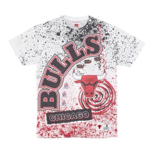 Chicago Bulls NBA Tee Burst Mitchell & Ness , Multicolor , Heren