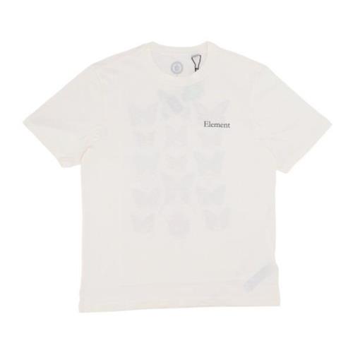 Smokey Bear Tee met vlinders Element , White , Heren