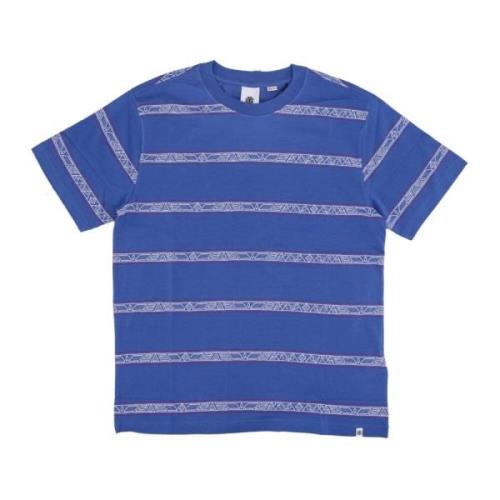 Navy Jacquard Tee Zachte Pasvorm Element , Blue , Heren