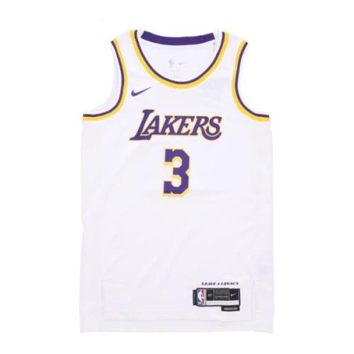 Basketbal Tanktop Swingman Jersey Anthony Davis Nike , White , Heren