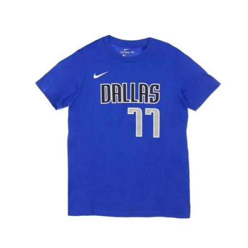 Luka Doncic NBA Icon Tee Nike , Blue , Heren