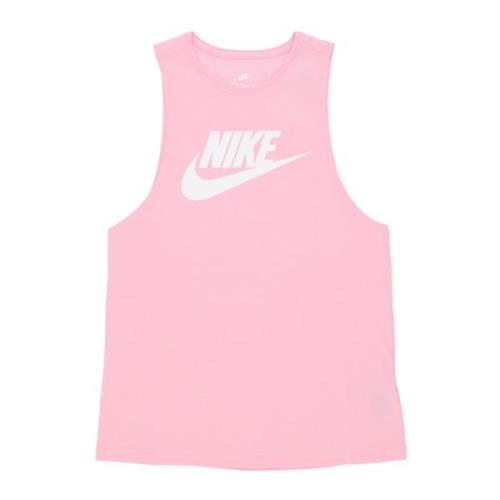 Zachte Roze Muscle Tank Top Nike , Pink , Dames