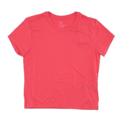 Chill Knit Crop Tee in Roze Nike , Pink , Dames