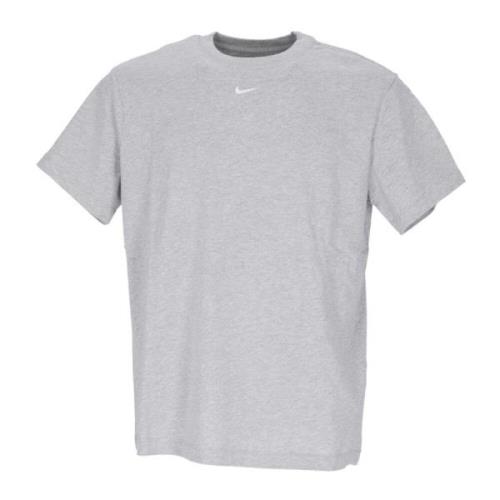 Essentials Tee Dk Gray Heather/Wit Nike , Gray , Heren