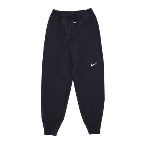 Sportswear Woven Swoosh Pant Zwart/wit Nike , Black , Dames