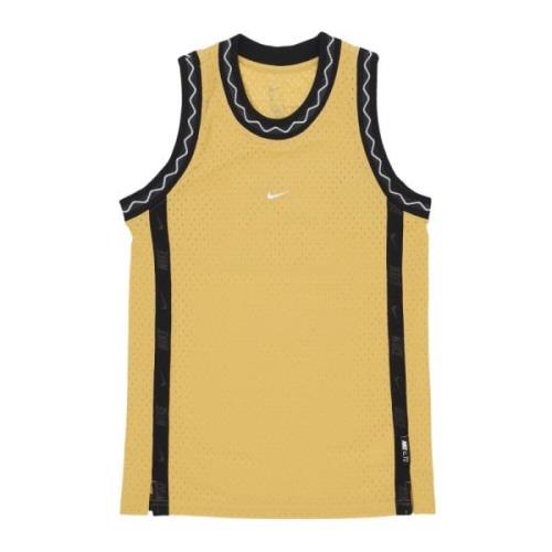 Premium Basketball Jersey Wheat Gold/White Nike , Yellow , Heren