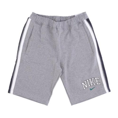 Retro Fleece Short Sportswear Broek Nike , Gray , Heren