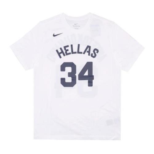 Giannis Antetokounmpo Griekenland Basketbal Tee Nike , White , Heren