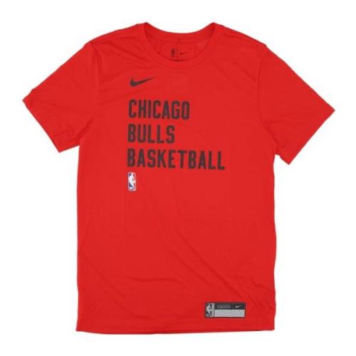 Chicago Bulls Basketball Tee Nike , Red , Heren