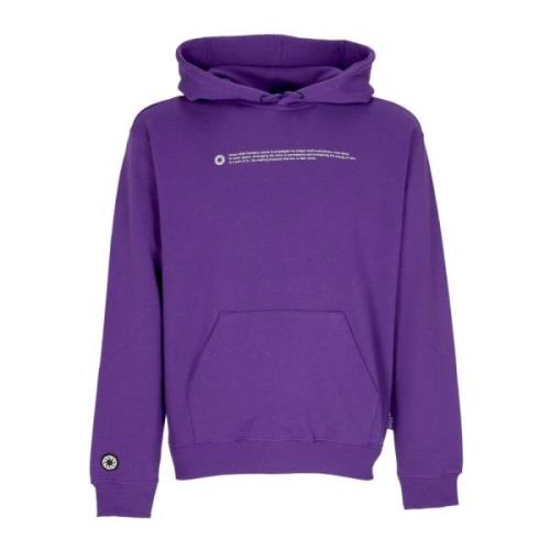 Paarse lichtgewicht hoodie met logo Octopus , Purple , Heren