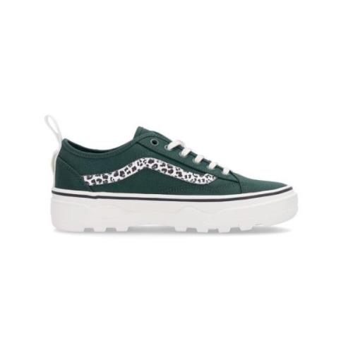 Mountain View Lage Sneaker Vans , Green , Dames