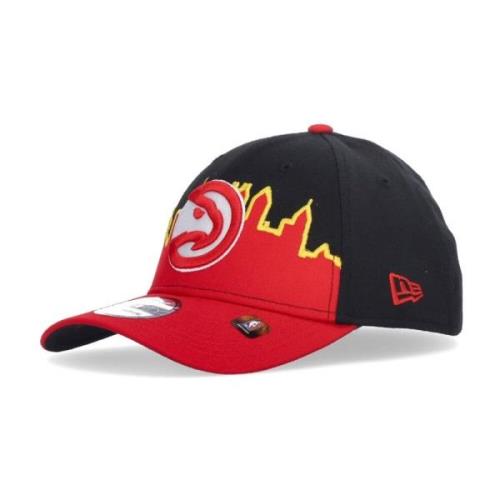 Atlanta Hawks Gebogen Klep Pet New Era , Multicolor , Unisex