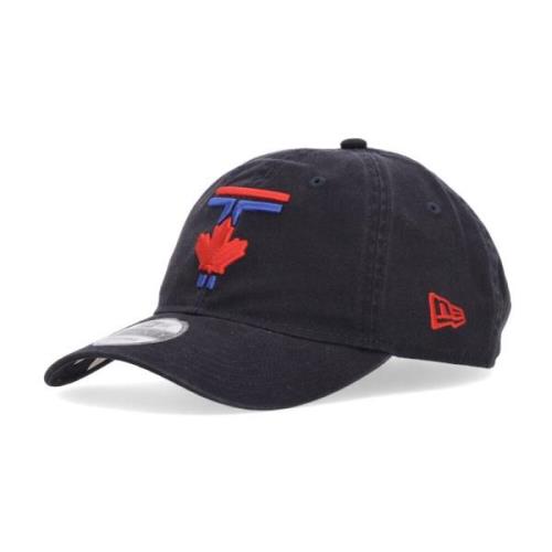 Toronto Bay Jays Curved Visor Cap New Era , Black , Unisex