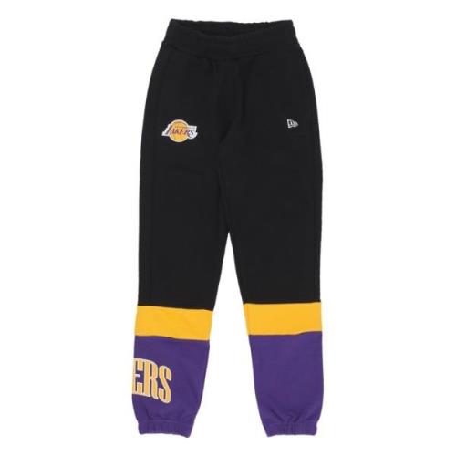 NBA Kleurblok Jogger Broek New Era , Black , Dames