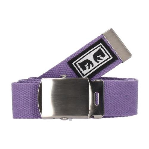 Lavendel Zijden Heren Riem Obey , Purple , Heren